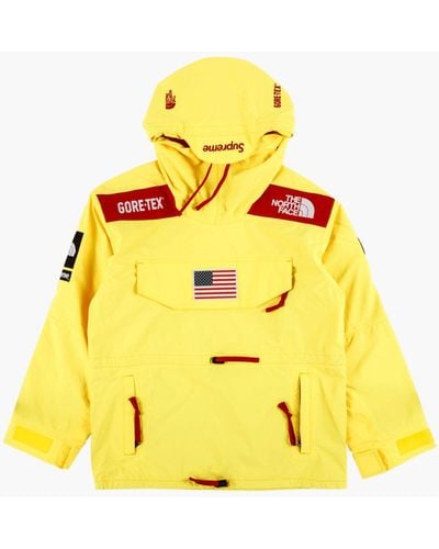 Supreme Tnf Expedition Pullover "ss 17" - Yellow