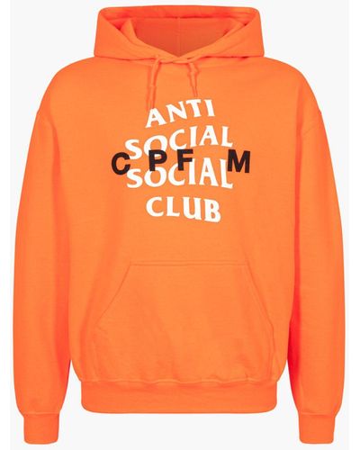 ANTI SOCIAL SOCIAL CLUB Cpfm Orange Hoodie