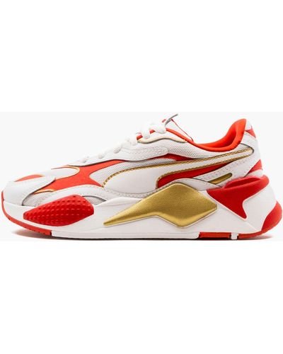 PUMA Rs-x3 Varsity "white / Red / Gold" Shoes
