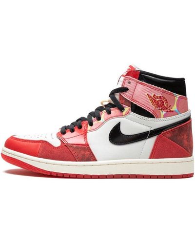 Nike Air 1 High Og Special Box "spider-man Across The Spider-verse" Shoes - Black