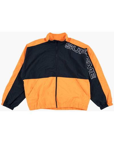 Supreme Split Track Jacket "ss 17" - Orange
