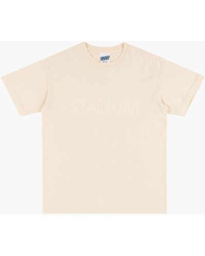 Stadium Goods Outline S/s T-shirt "ivory" - White