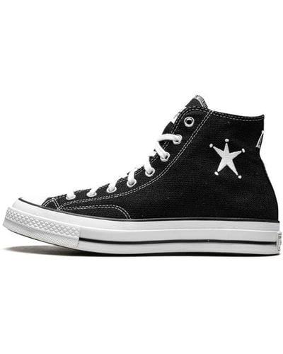 Converse Stussy X Chuck 70 Hi Shoes - Black