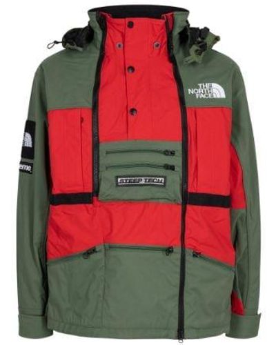 Supreme Tnf Steep Tech Hooded Jacket - Green