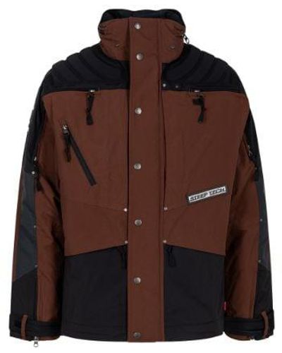 Supreme Tnf Steep Tech Apogee Jacket "brown - Black