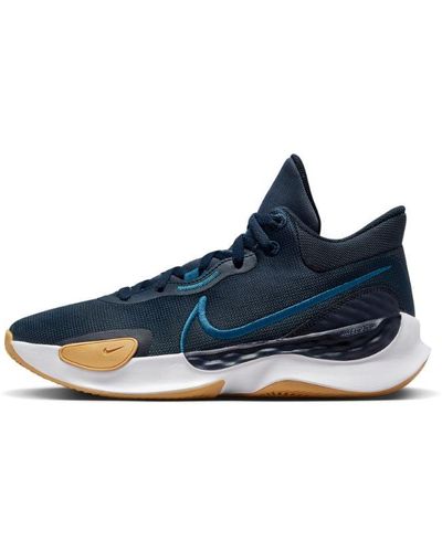 Nike Renew Elevate Iii "navy Gum" Shoes - Blue