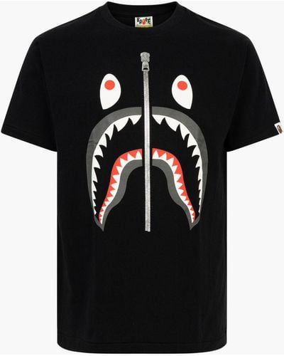 A Bathing Ape Shark T-shirt "black"