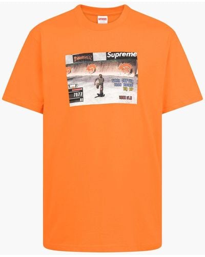 Supreme Thrasher Game T-shirt "fw 21" - Orange
