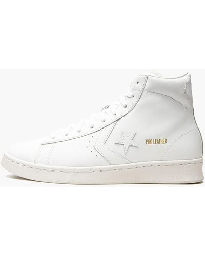 Converse Pro Leather Mid "triple White" Shoes