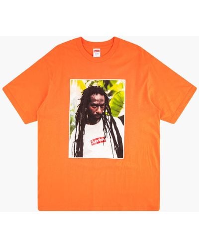 Supreme Buju Banton T-shirt "ss 19" - Orange