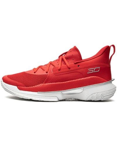 Under Armour Curry 7 Shoes - Red