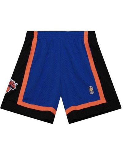 Mitchell & Ness Road Shorts "nba Ny Knicks 1996" - Blue