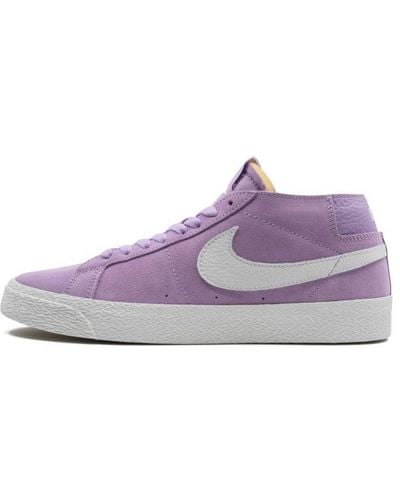 Nike Sb Zoom Blazer Chukka Shoes - Purple