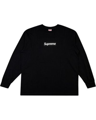 Supreme Box Logo L/s T-shirt "fw 20" - Black