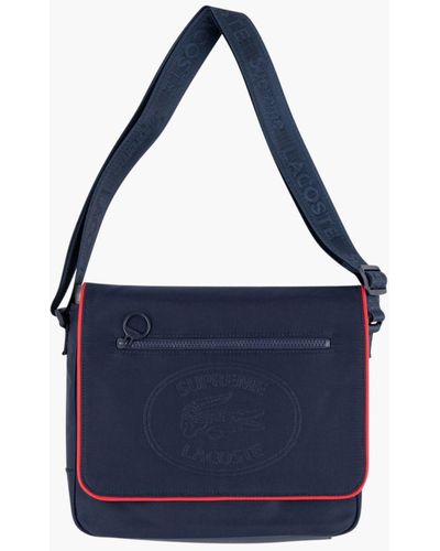 Supreme Lacoste Small Messenger Bag "fw 19" - Blue