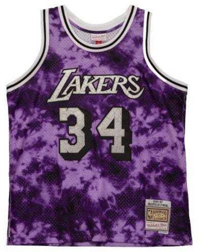 Mitchell & Ness Galaxy Swingman Jersey "nba La Lakers 96 Shaquille O'neal" - Purple