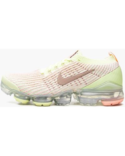 Nike Air Vapormax Flyknit 3 "barely Volt" Shoes - Yellow