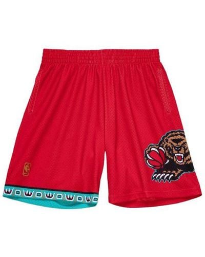 Mitchell & Ness Swingman Shorts "nba Vancouver Grizzlies 1998" - Red