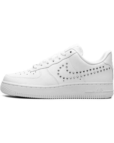 Nike Air Force 1 Lo "white / Metallic Silver" Shoes - Black