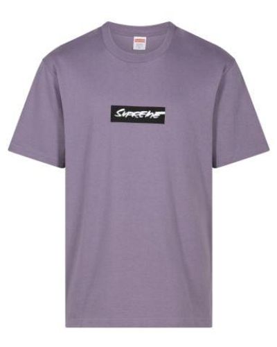 Supreme Futura Box Logo T-shirt "ss24" - Purple