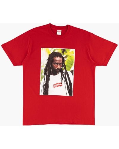 Supreme Buju Banton T-shirt "ss 19" - Red