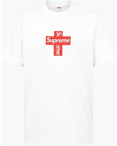 Supreme Cross Box Logo T-shirt "fw 20" - White