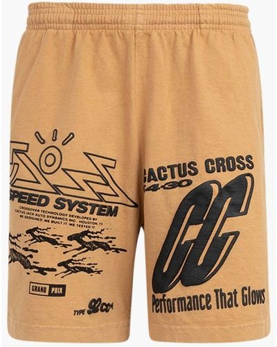 Travis Scott 92cc Shorts "cactus Jack" - Brown