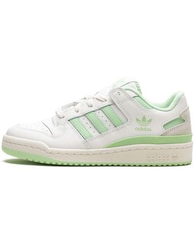 adidas Forum Low Cl "white Green Spark" Shoes - Black
