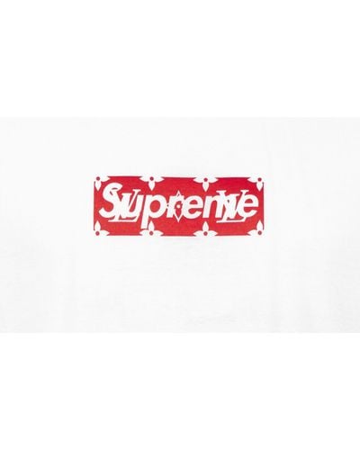 Louis Vuitton Monogram Box Logo T-shirt " X Supreme" - Black