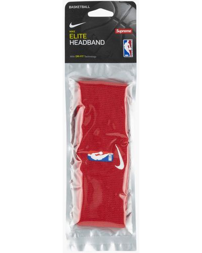 Supreme Nike Elite Headband "ss 19" - Red