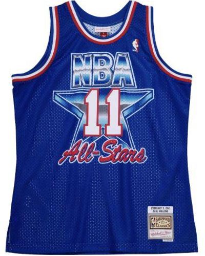 Mitchell & Ness All Star West Jersey "nba Karl Malone 19922" - Blue