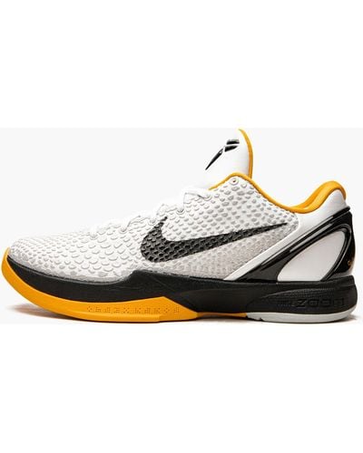 Nike Zoom Kobe 6 Protro "white Del Sol 2021" Shoes - Black