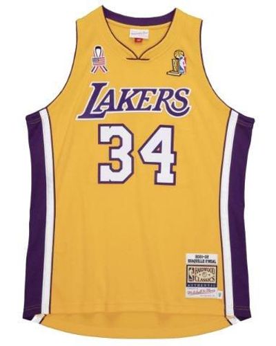 Mitchell & Ness Authentic Jersey "nba La Lakers 2001 Shaquille O'neal" - Black