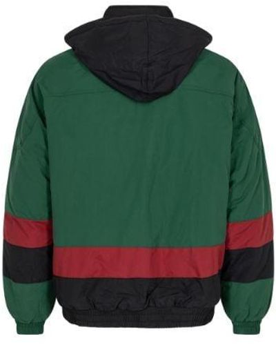 Supreme Puffy Hockey Pullover Jacket "fw 17" - Green