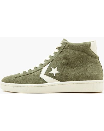 Converse Pro Leather Mid Shoes - Green