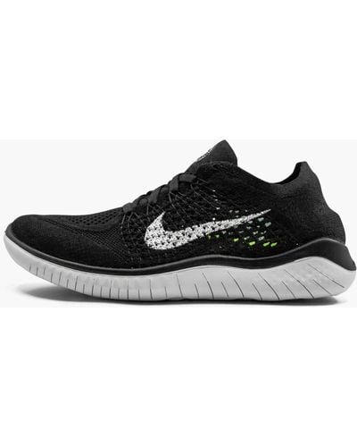 Nike Free Rn Flyknit 2018 Running Shoes - Black