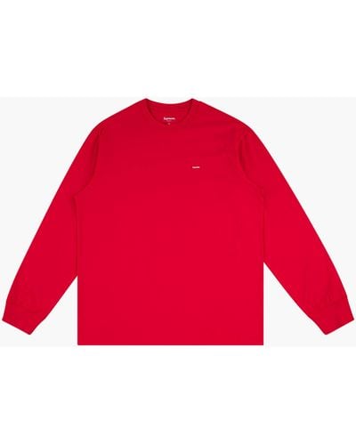 Supreme Small Box L/s T-shirt "ss 20" - Red