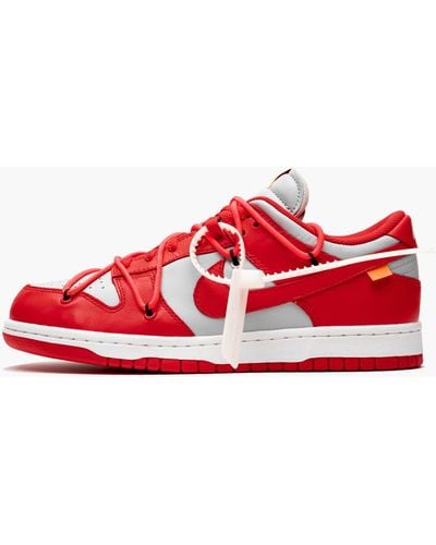 NIKE X OFF-WHITE Dunk Low "off-white - Red