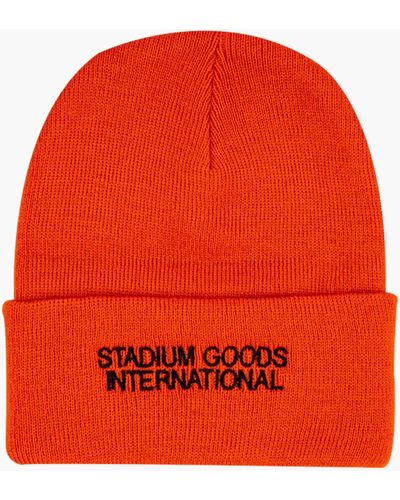 Stadium Goods International Logo Beanie - Orange
