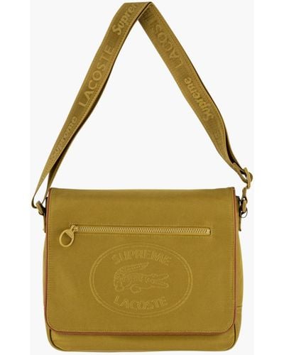 Supreme Lacoste Small Messenger Bag "fw 19" - Metallic