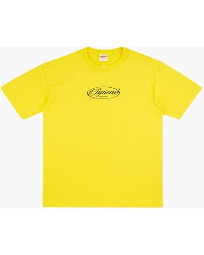 Supreme Classics T-shirt "fw 20" - Yellow
