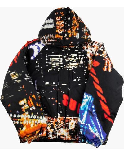 Supreme City Lights Puffy Jacket "ss 20" - Black