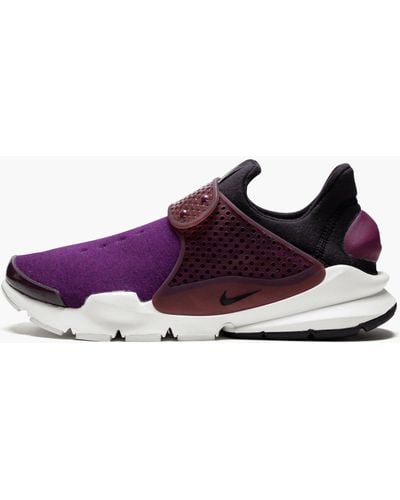 Nike Sock Dart Tech Fleece Shoes - Purple