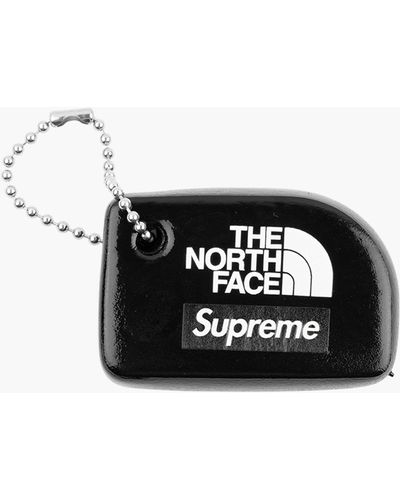 Supreme Tnf Floating Keychain "ss 20" - Black