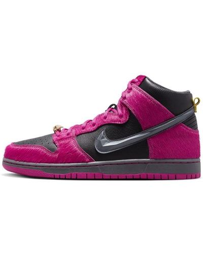 Nike Sb Dunk High "run The Jewels" Shoes - Purple