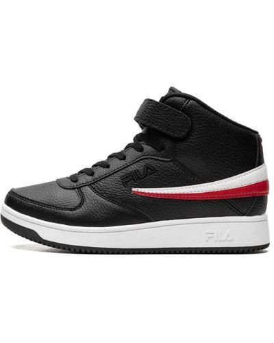 Fila A High "black / Red / White" Shoes
