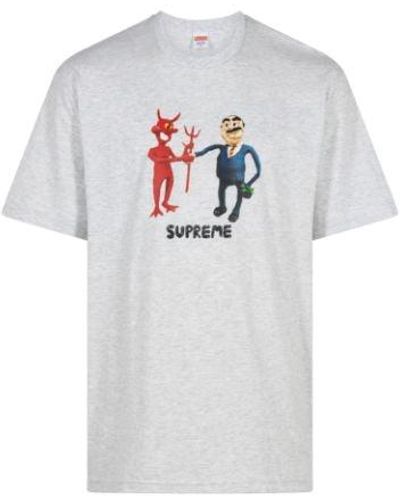 Supreme Business T-shirt "ash Grey" - Black