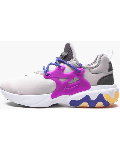 Nike React Presto Mns "silver Lilac" Shoes - Purple