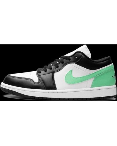 Nike Air 1 Low "green Glow" Shoes - Black