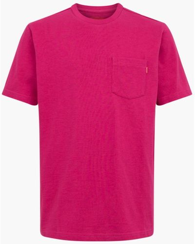 Supreme S/s Pocket T-shirt "ss 20" - Pink